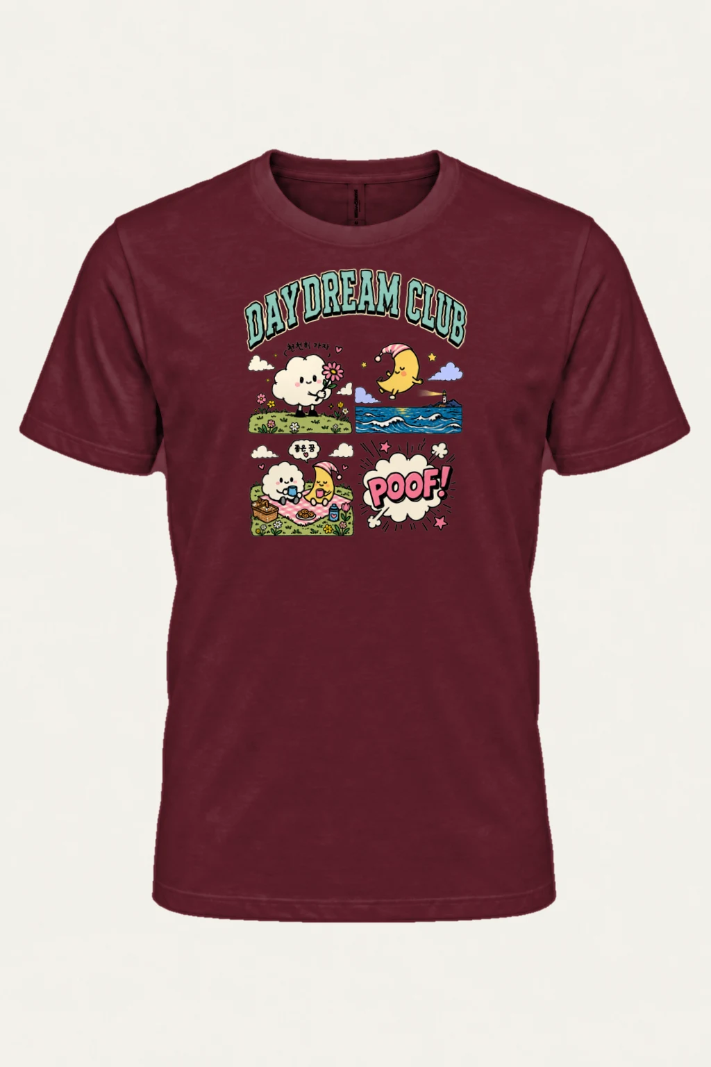 "Day Dream Club" Heavyweight Unisex Crewneck T-shirt | Gildan 5000