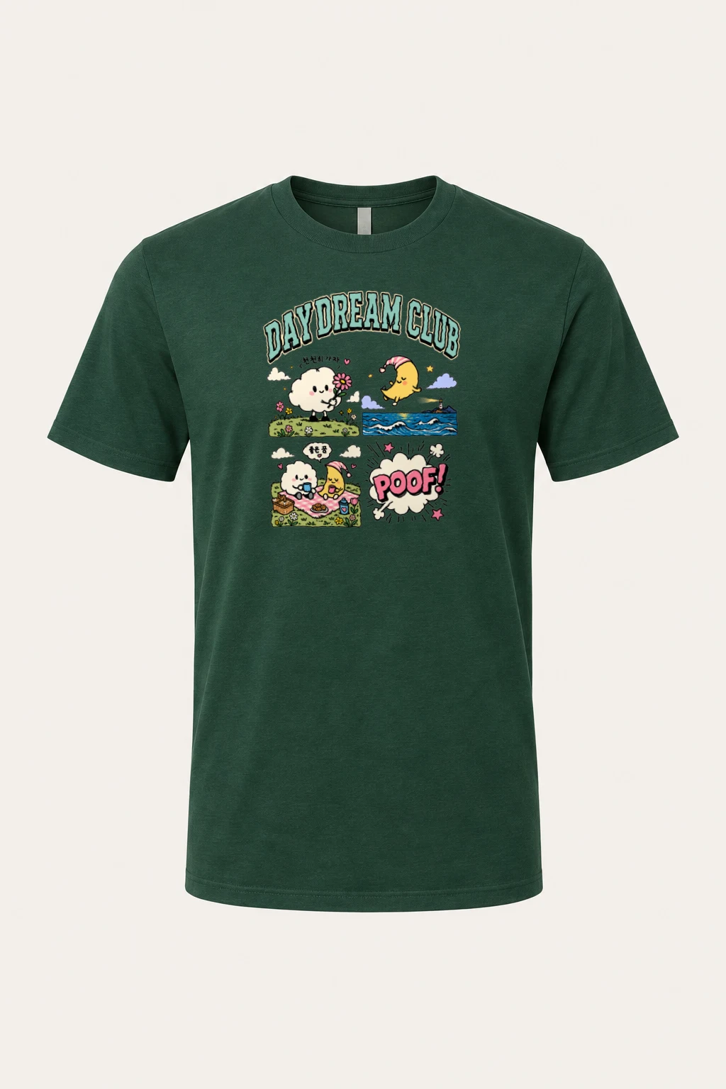 "Day Dream Club" Heavyweight Unisex Crewneck T-shirt | Gildan 5000