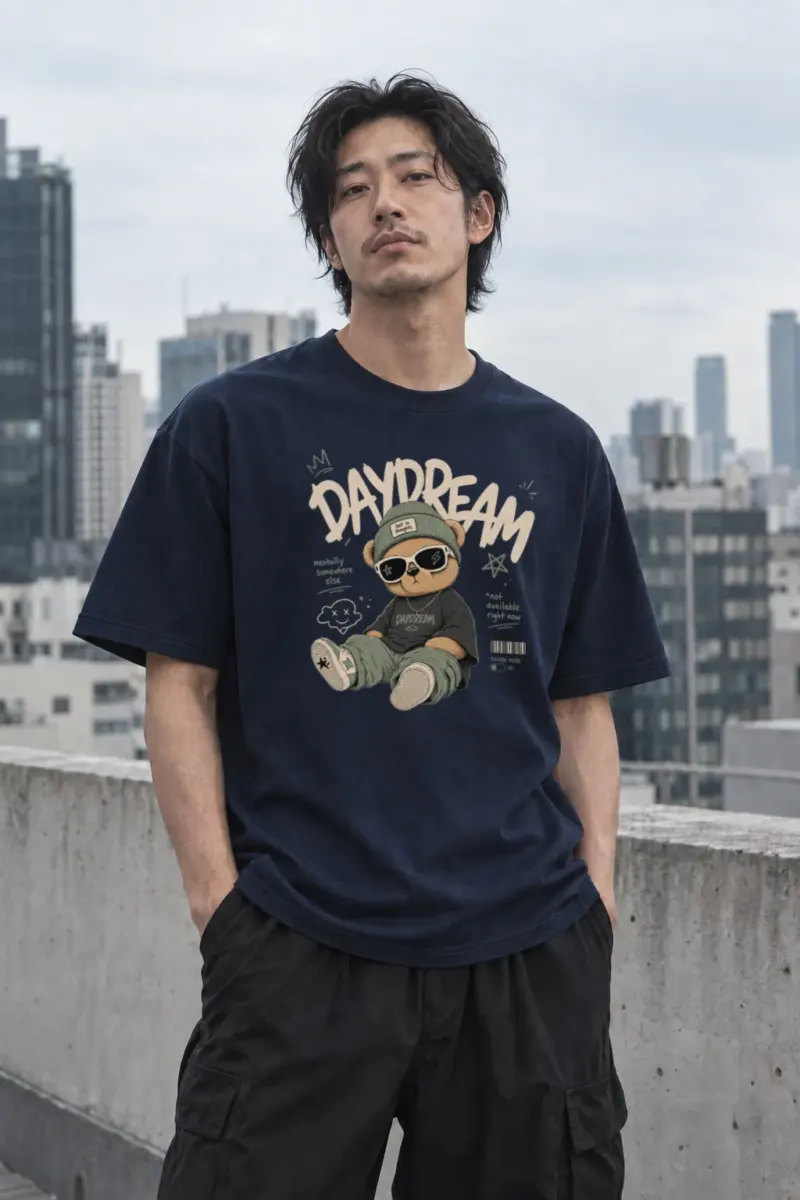 "Daydream" Heavyweight Unisex Crewneck T-shirt | Gildan® 5000