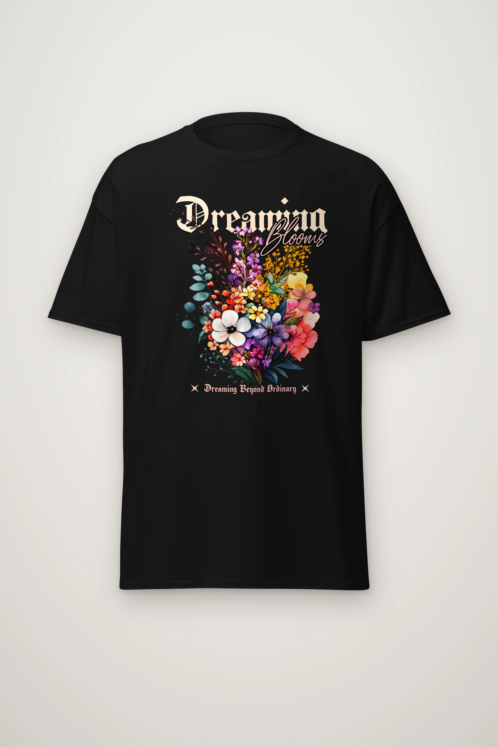 "Dreaming Blooms" Heavyweight Unisex Crewneck T-shirt