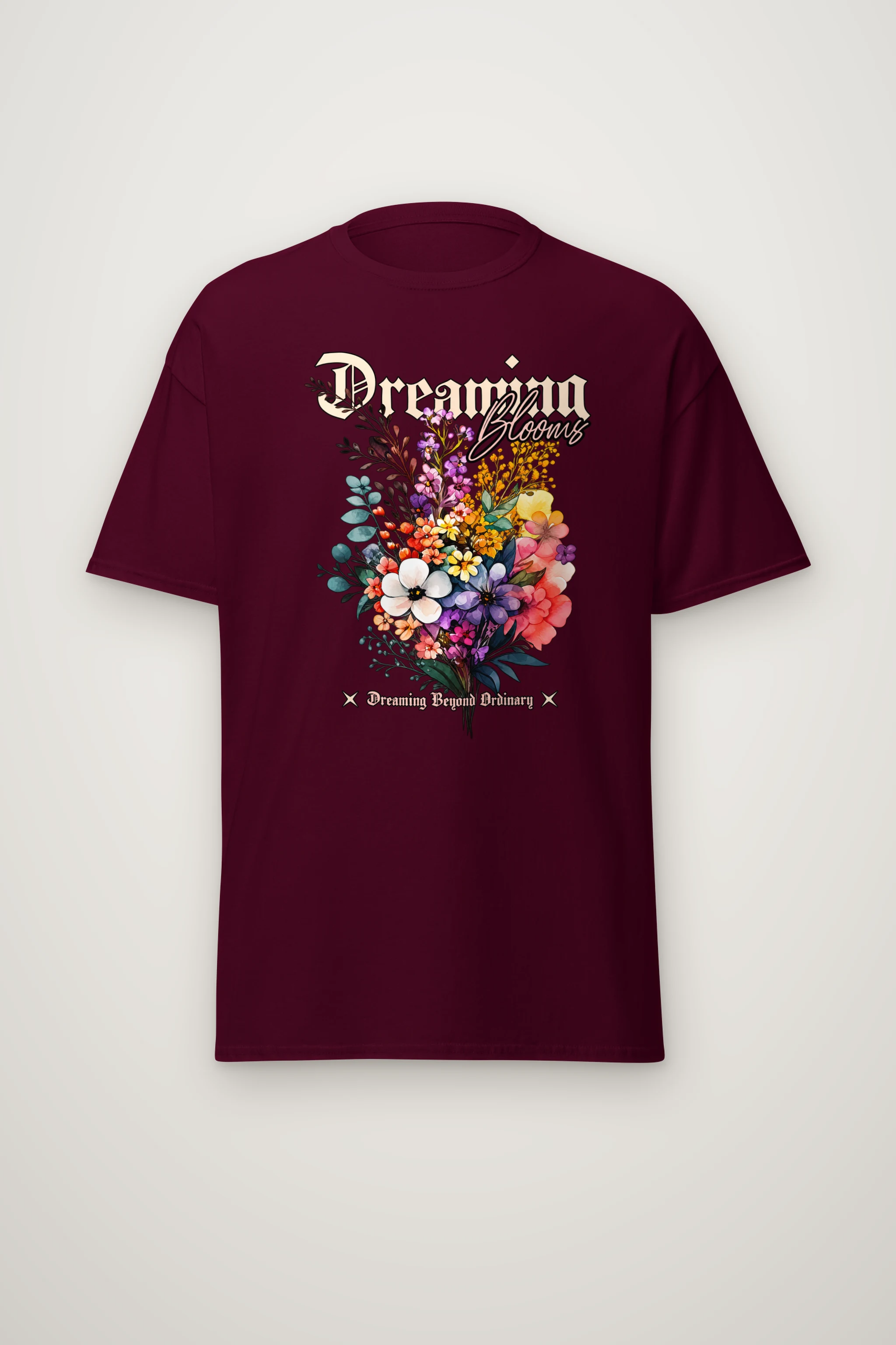 "Dreaming Blooms" Heavyweight Unisex Crewneck T-shirt