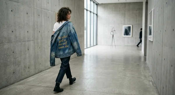 Style the Denim Jacket The Rebel Girl in Me Will Never Die Unisex