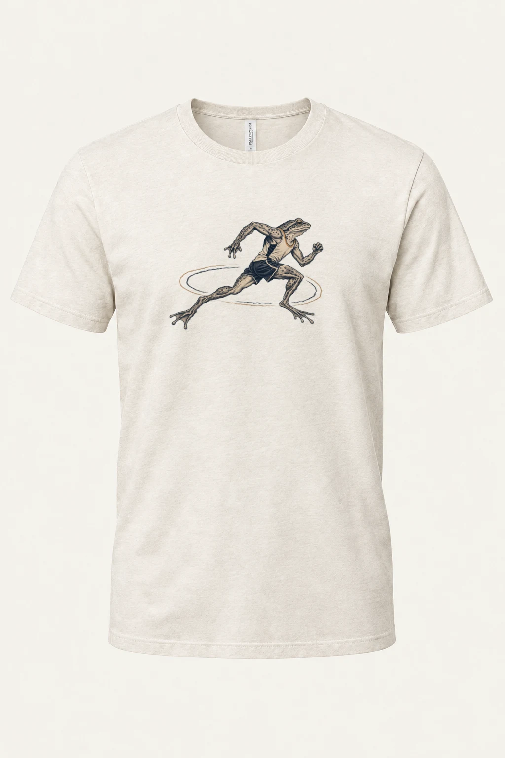 "Frog Runner" Heavyweight Unisex Crewneck T-shirt | Gildan 5000