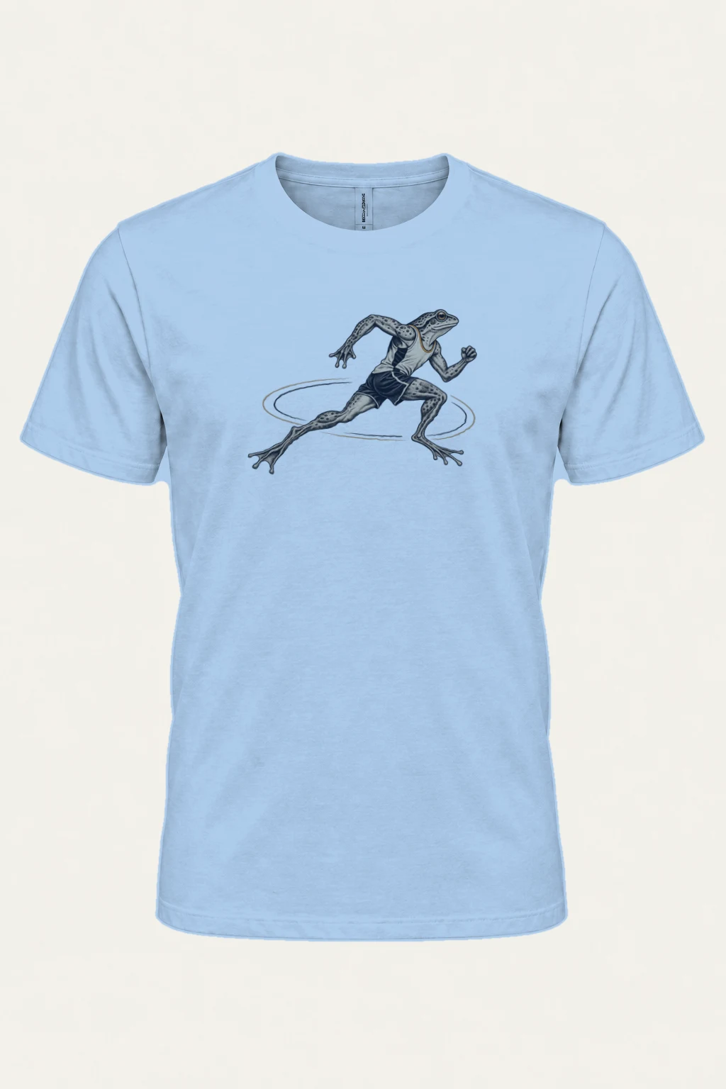"Frog Runner" Heavyweight Unisex Crewneck T-shirt | Gildan 5000