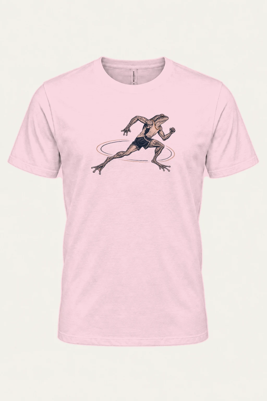 "Frog Runner" Heavyweight Unisex Crewneck T-shirt | Gildan 5000