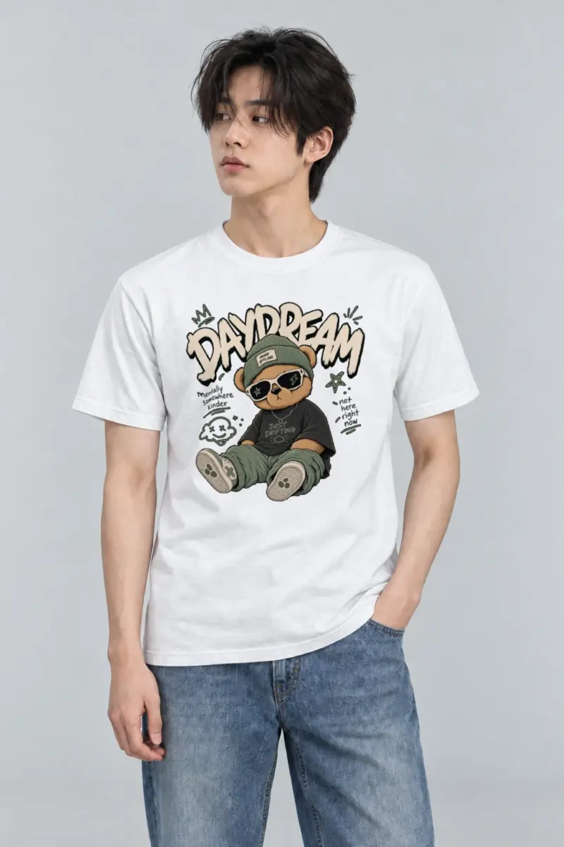 "Just Drifting" Heavyweight Unisex Crewneck T-shirt