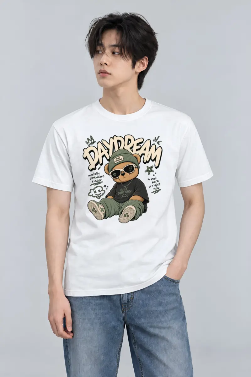 "Just Drifting" Heavyweight Unisex Crewneck T-shirt