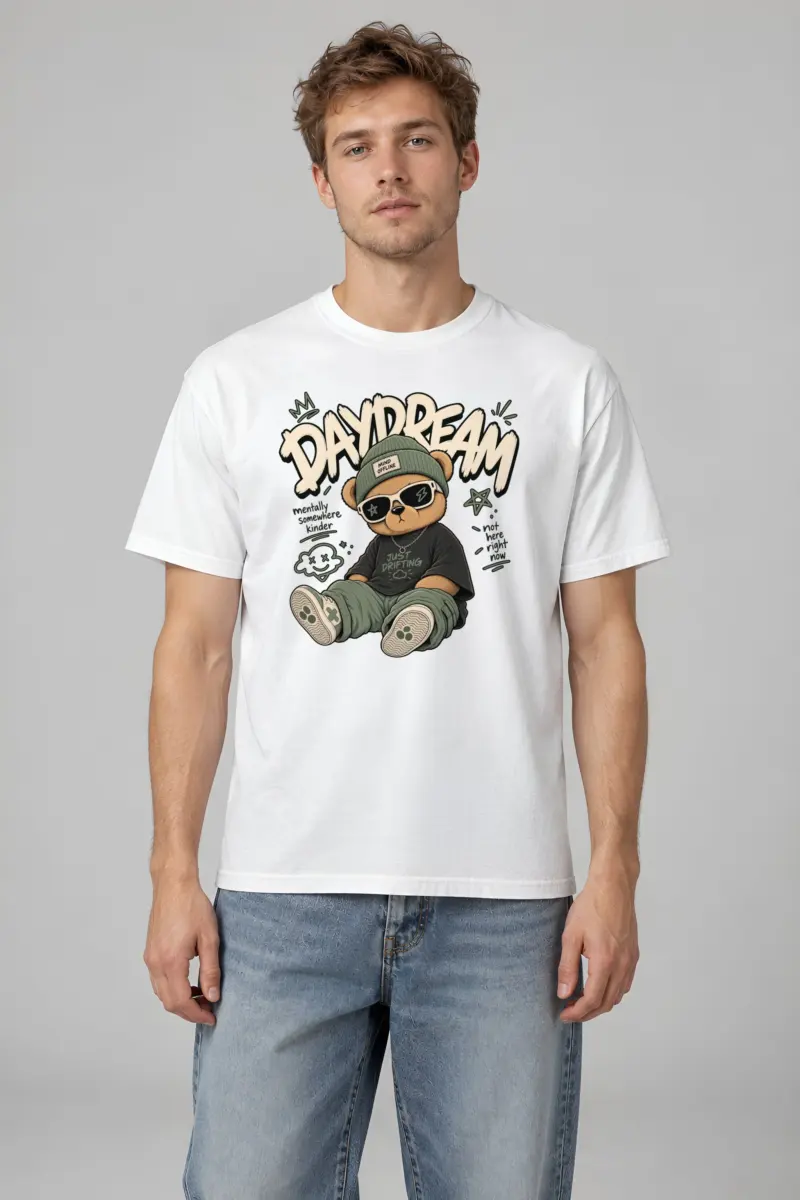 "Just Drifting" Heavyweight Unisex Crewneck T-shirt