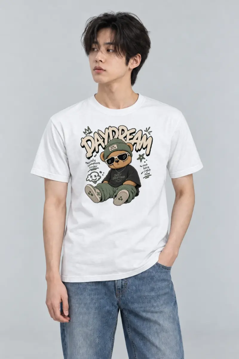 "Just Drifting" Heavyweight Unisex Crewneck T-shirt
