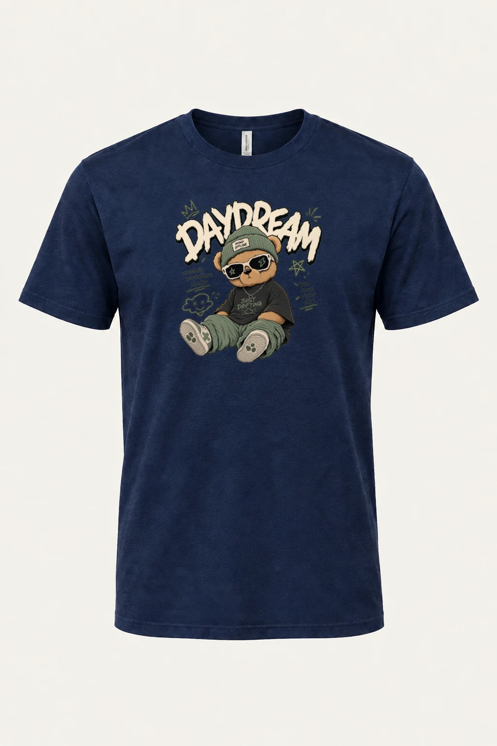 "Just Drifting" Heavyweight Unisex Crewneck T-shirt | Gildan 5000