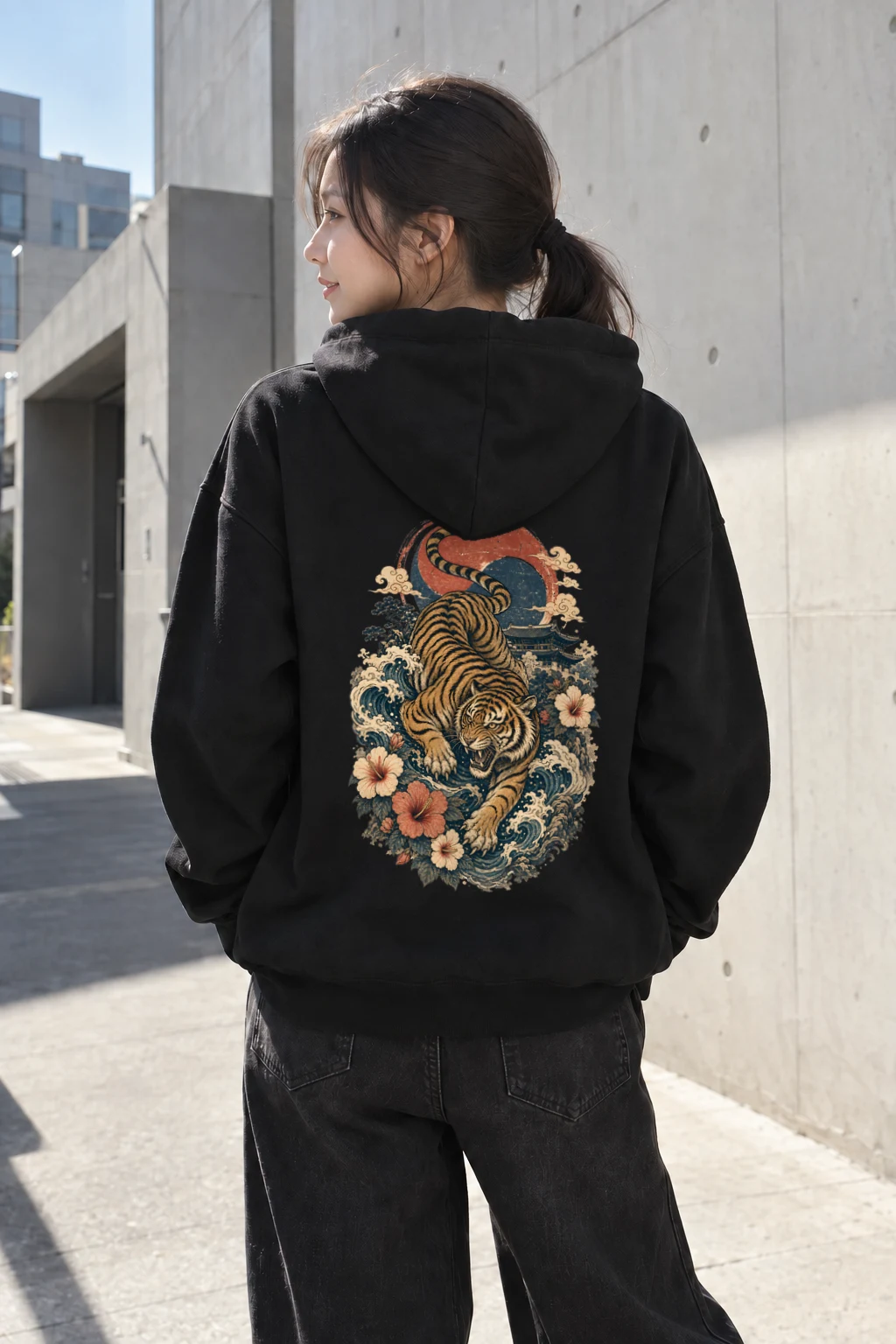 “Korean Spirit” Unisex Pullover Hoodie | Bella + Canvas 3719