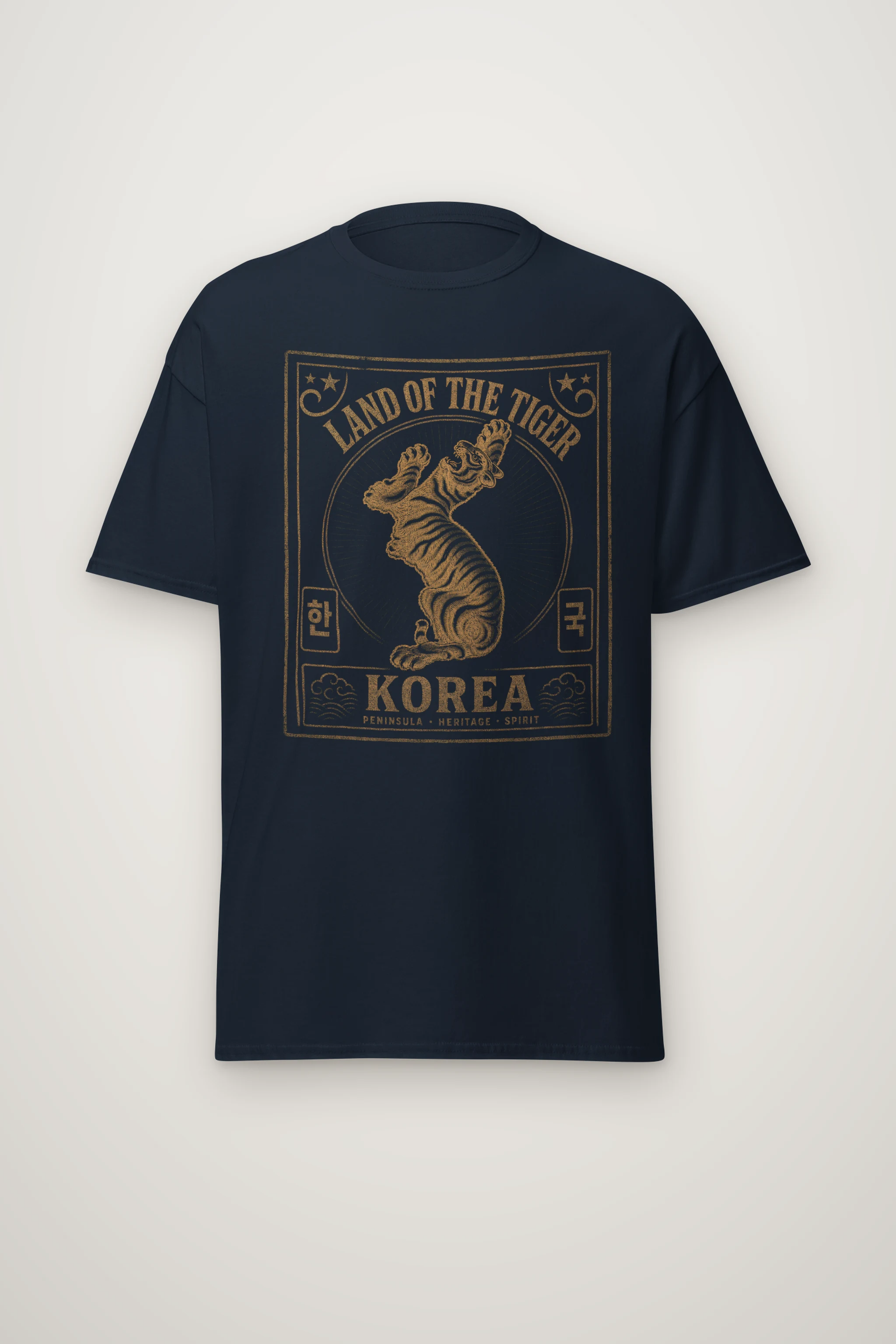 "Land of tiger" Heavyweight Unisex Crewneck T-shirt