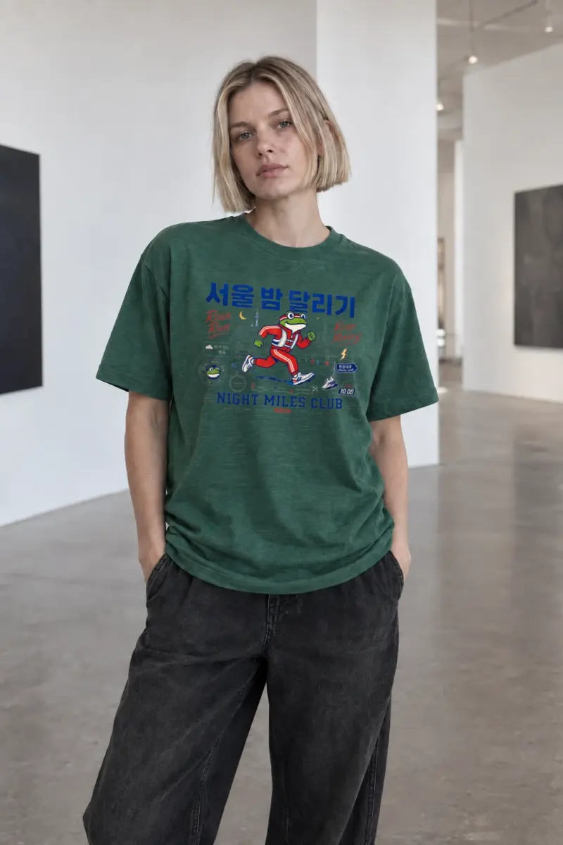 "Night miles club" Premium Unisex Crewneck T-shirt | Bella + Canvas 3001