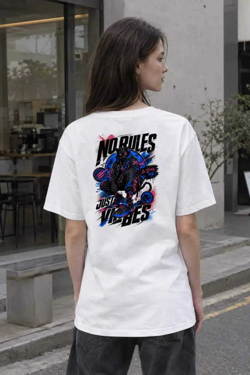 “No Rules” Premium Unisex Crewneck T-shirt | Bella + Canvas 3001