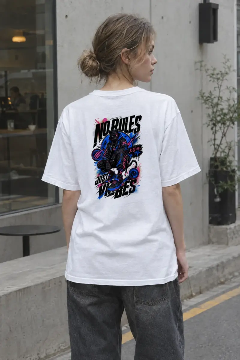 “No Rules” Premium Unisex Crewneck T-shirt | Bella + Canvas 3001