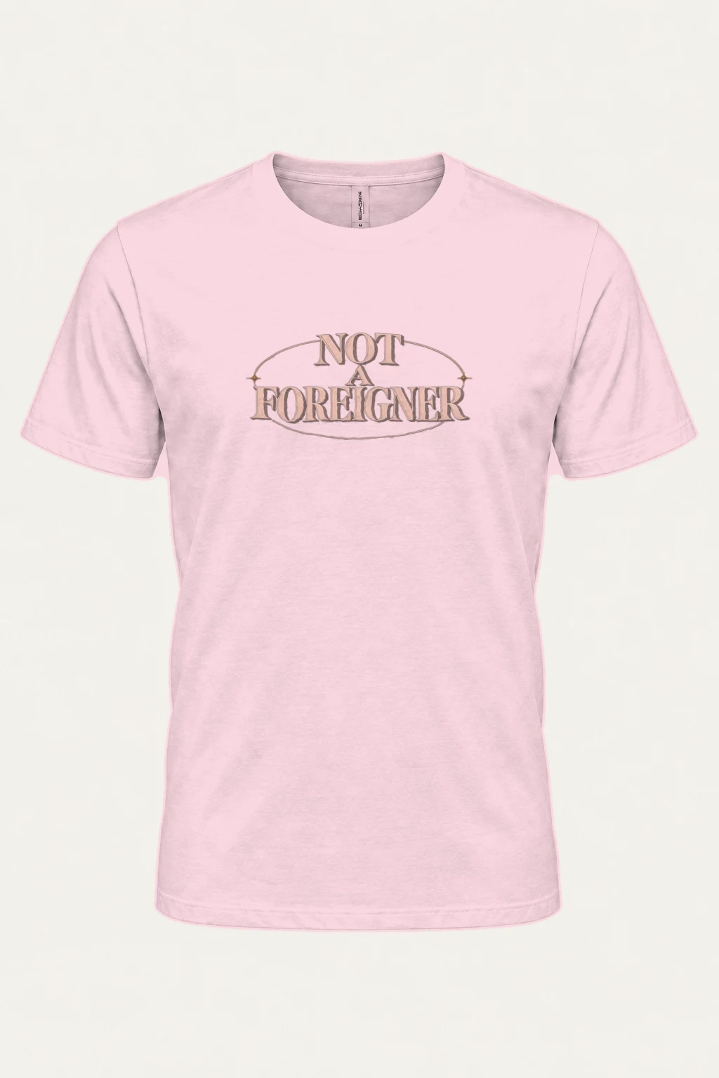 "Not a Foreigner" Heavyweight Unisex Crewneck T-shirt | Gildan 5000