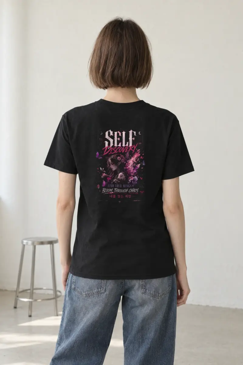 "Self discovery" Heavyweight Unisex Crewneck T-shirt