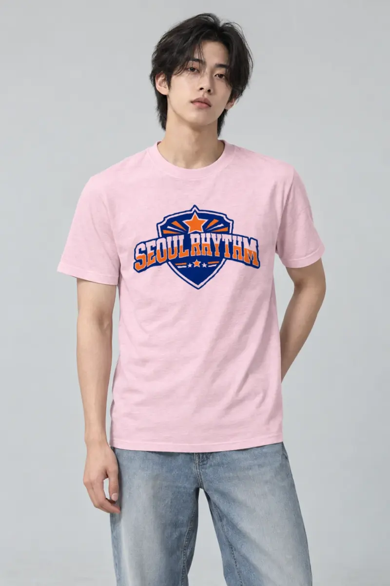 "Seoul Rhythm" Heavyweight Unisex Crewneck T-shirt | Gildan 5000