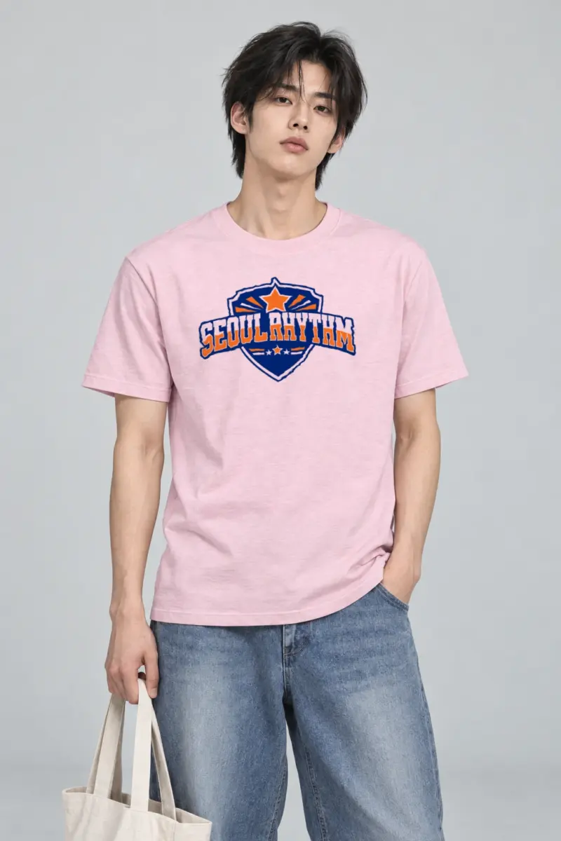 "Seoul Rhythm" Heavyweight Unisex Crewneck T-shirt