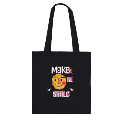 "Make me smile" Premium Tote Bag Natural