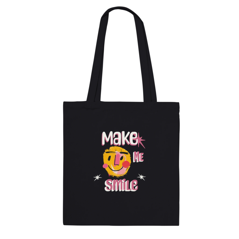 "Make me smile" Premium Tote Bag Natural