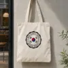 "Made in South Korea" Premium Tote Bag Natural