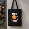 "Make me smile" Premium Tote Bag Natural