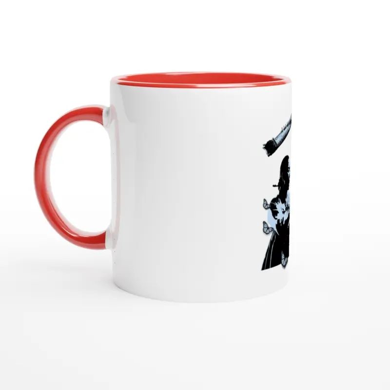“Arirang” White 11oz Ceramic Mug with Color Inside