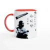 "Arirang" White 11oz Ceramic Mug with Color Inside