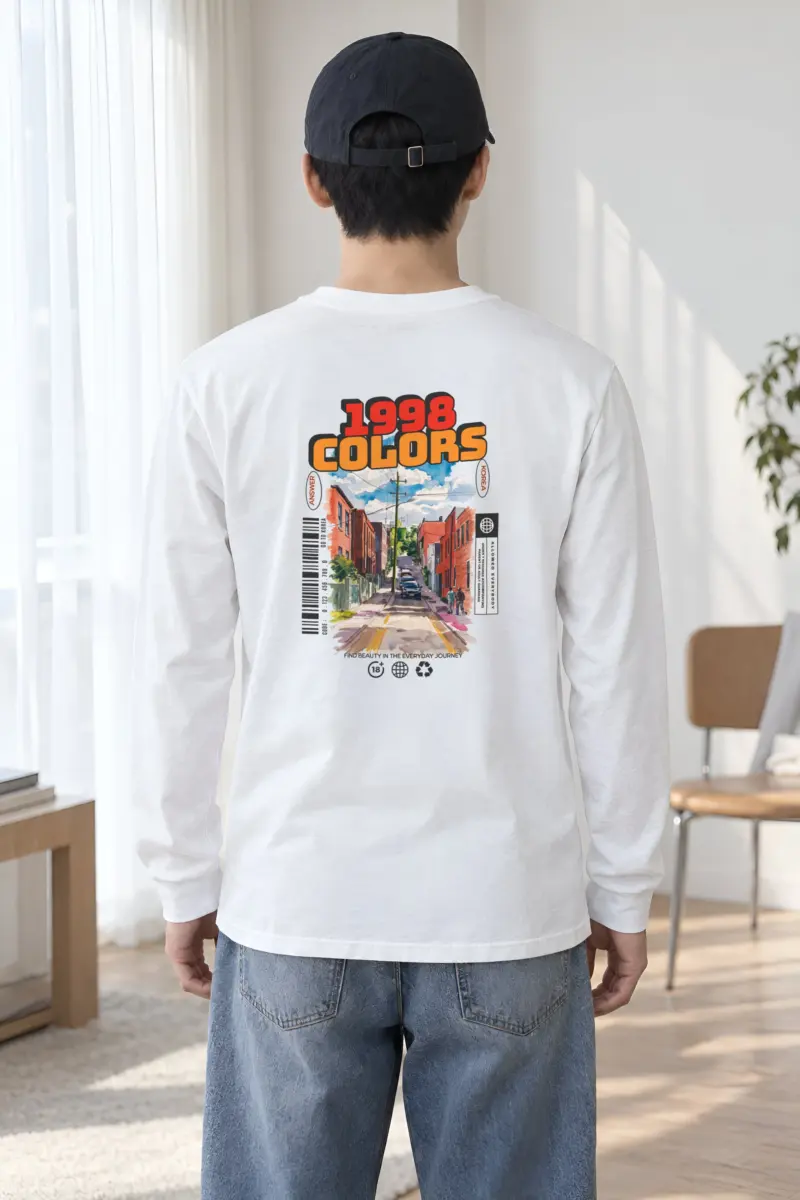 "1998 Colors" Unisex Longsleeve T-shirt