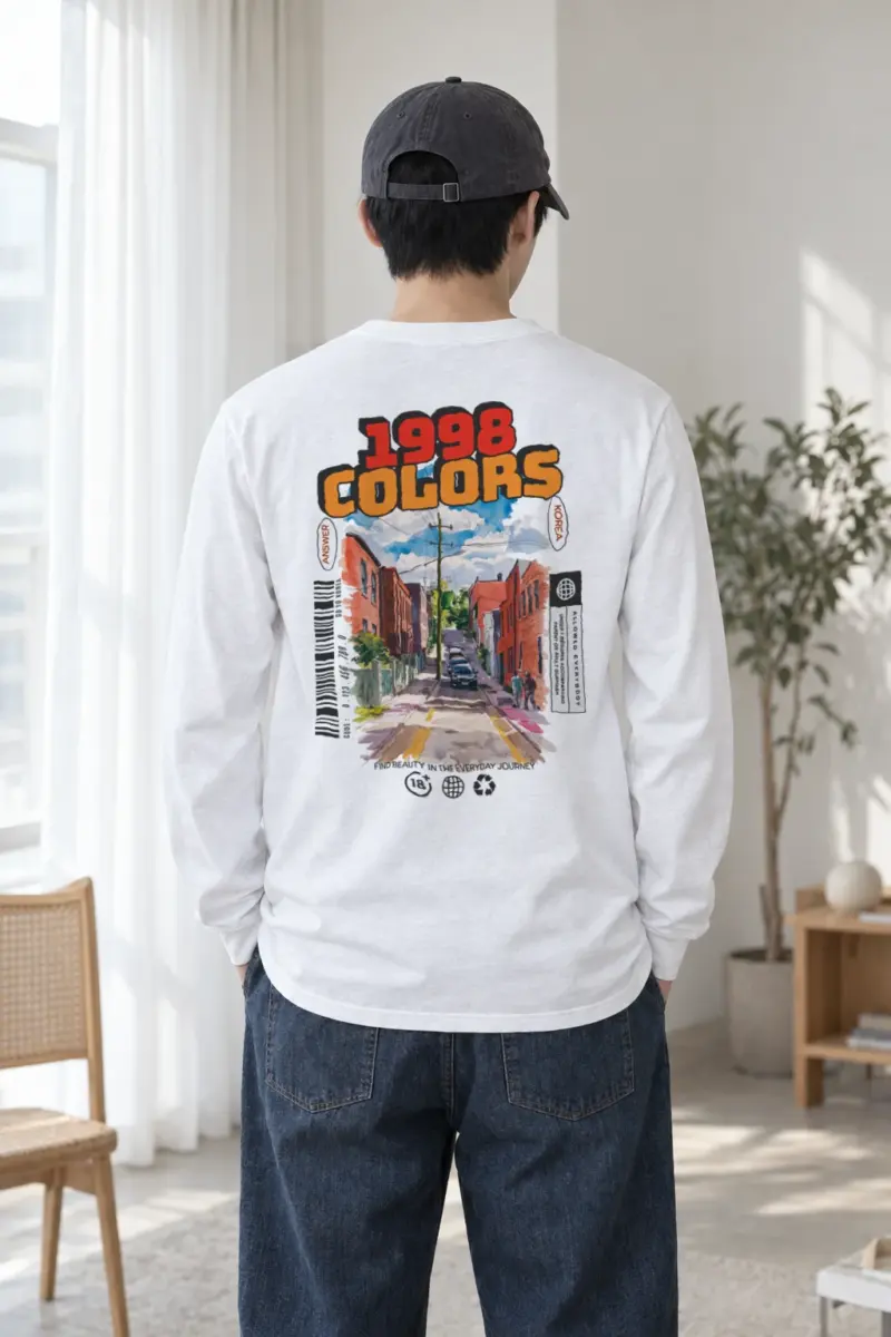"1998 Colors" Unisex Longsleeve T-shirt | Gildan 2400