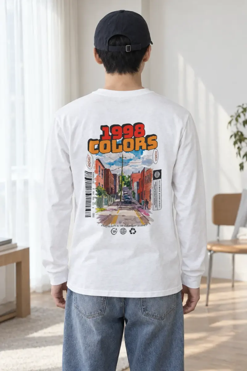 "1998 Colors" Unisex Longsleeve T-shirt