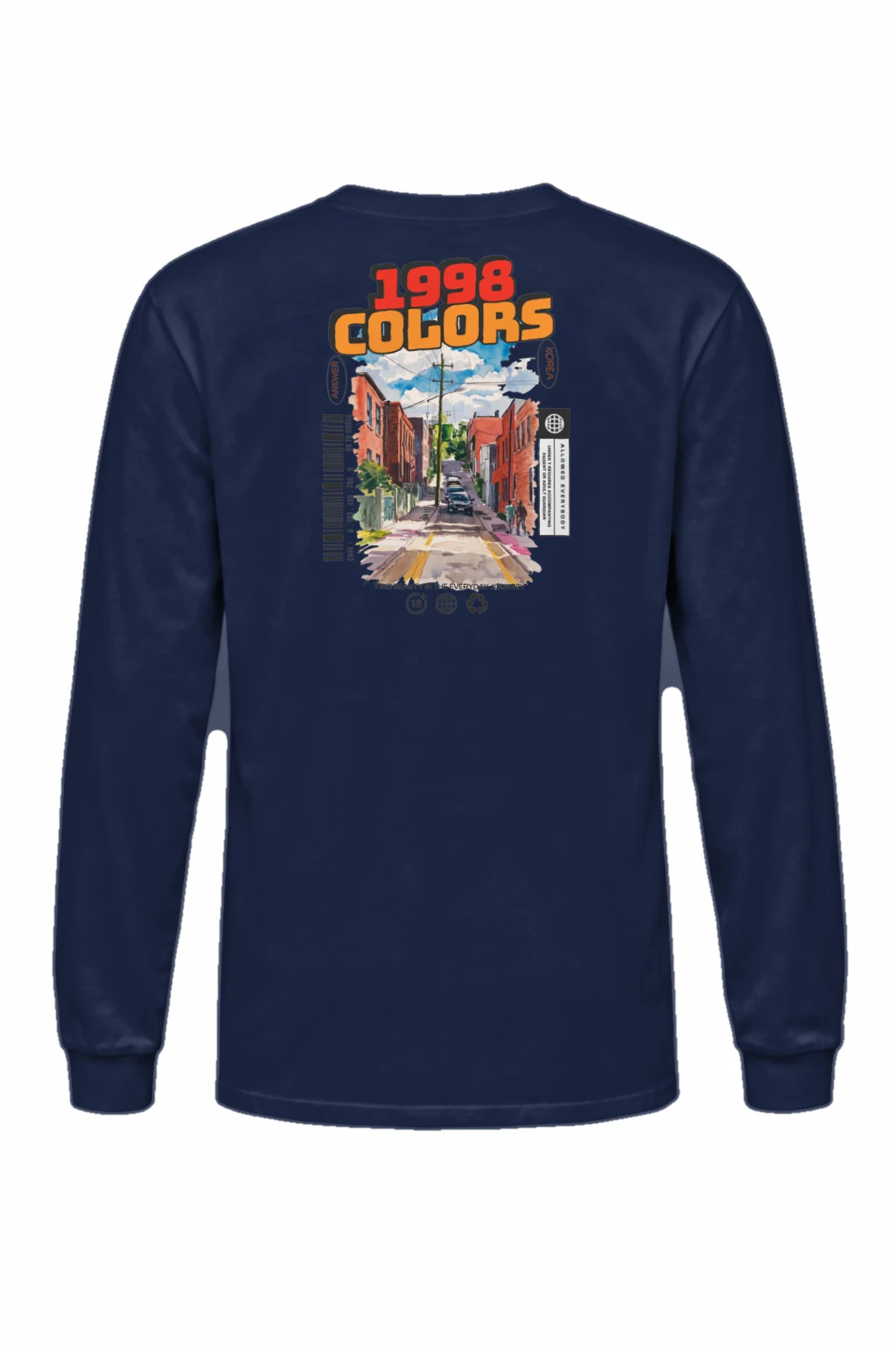 "1998 Colors" Unisex Longsleeve T-shirt | Gildan 2400