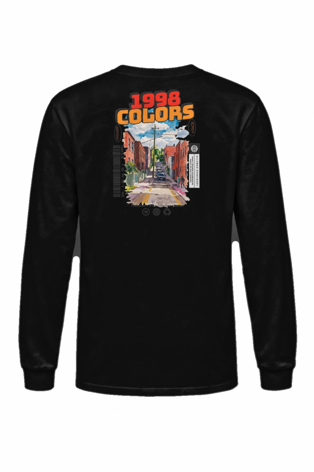 "1998 Colors" Unisex Longsleeve T-shirt | Gildan 2400