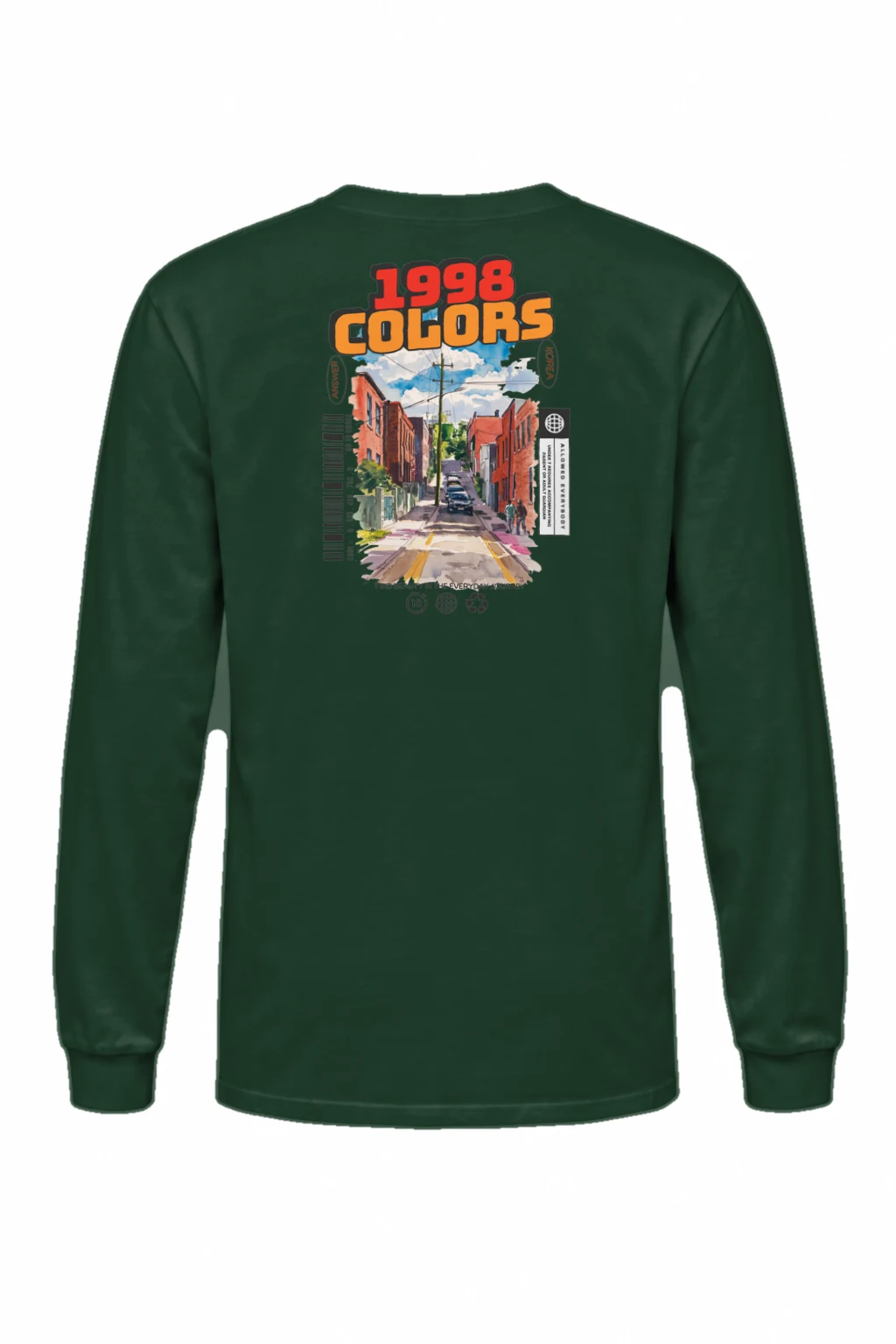 "1998 Colors" Unisex Longsleeve T-shirt | Gildan 2400
