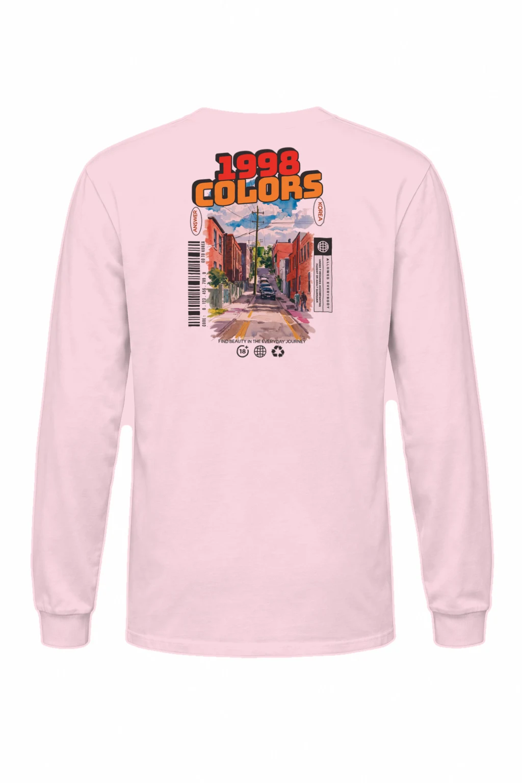"1998 Colors" Unisex Longsleeve T-shirt | Gildan 2400