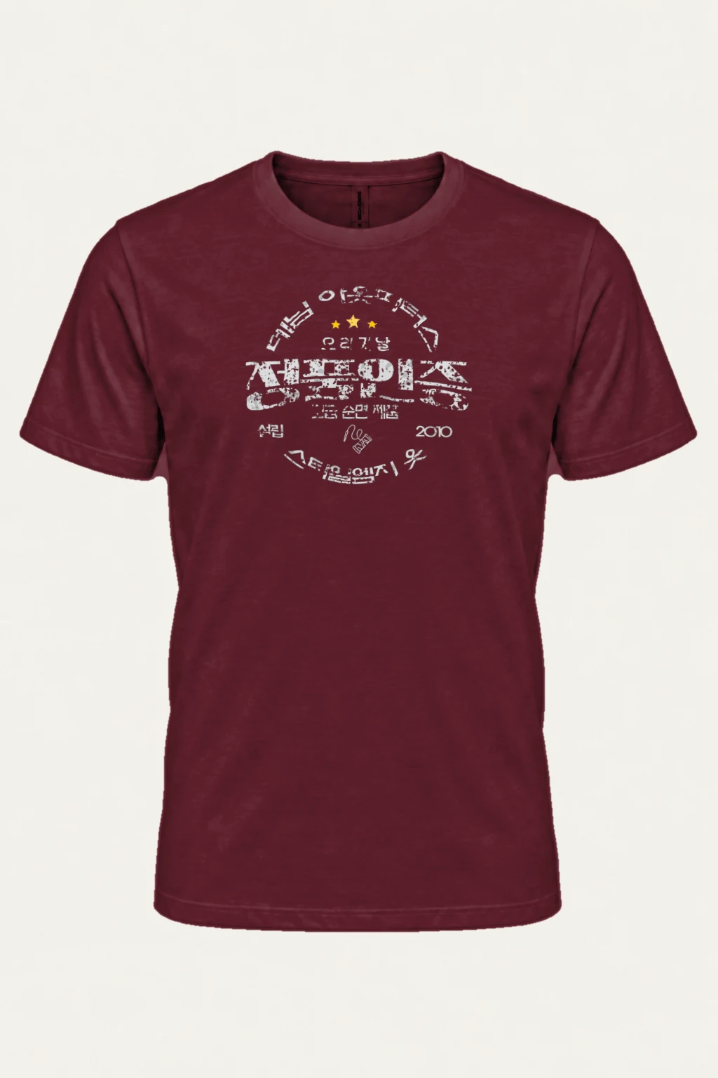 "2010 Athletic Emblem" Heavyweight Unisex Crewneck T-shirt | Gildan 5000