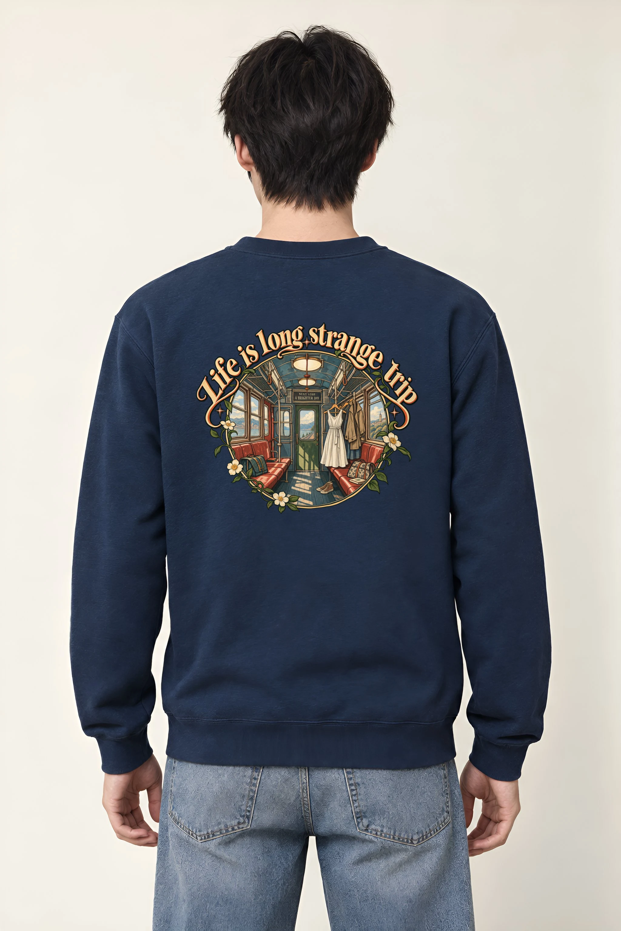 "A Brighter Day" Heavy Blend Unisex Crewneck Sweatshirt