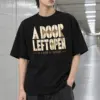 "A Door Left Open" Men's Oversized Heavyweight Crewneck T-Shirt