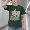 "A Friend Loveth" Heavyweight Unisex Crewneck T-shirt