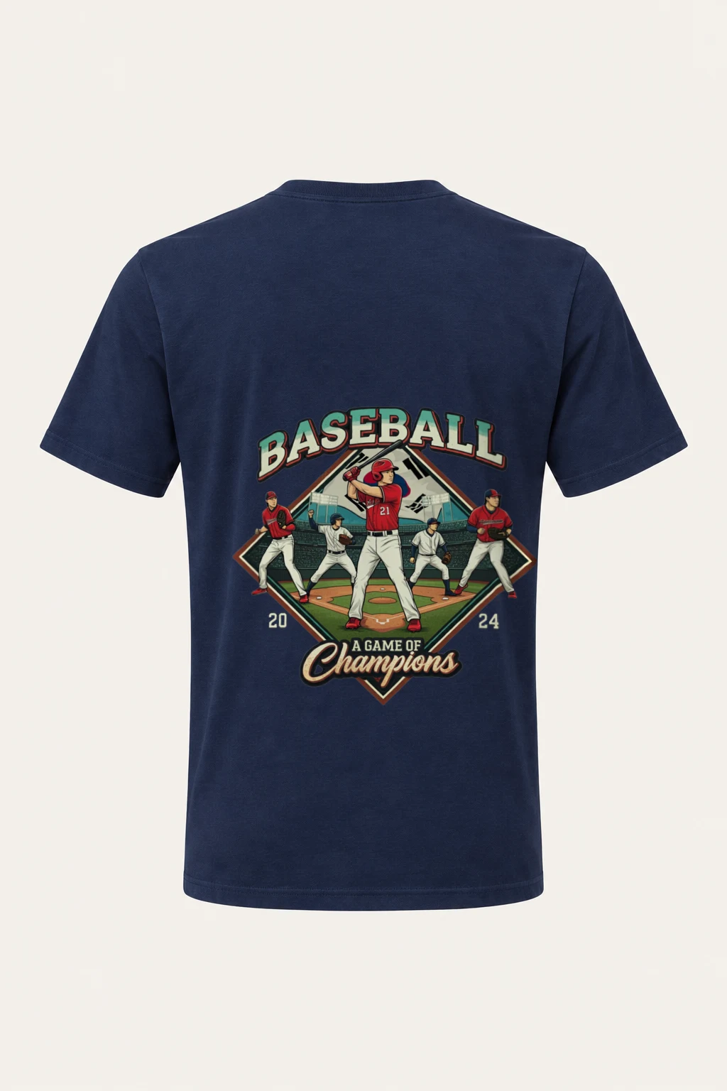 "A Game Of Champions" Heavyweight Unisex Crewneck T-shirt | Gildan 5000