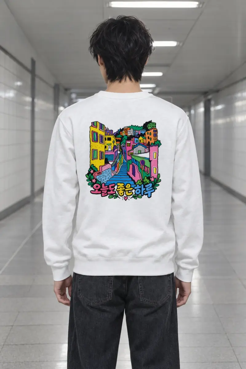 "A Good Day" Heavy Blend Unisex Crewneck Sweatshirt