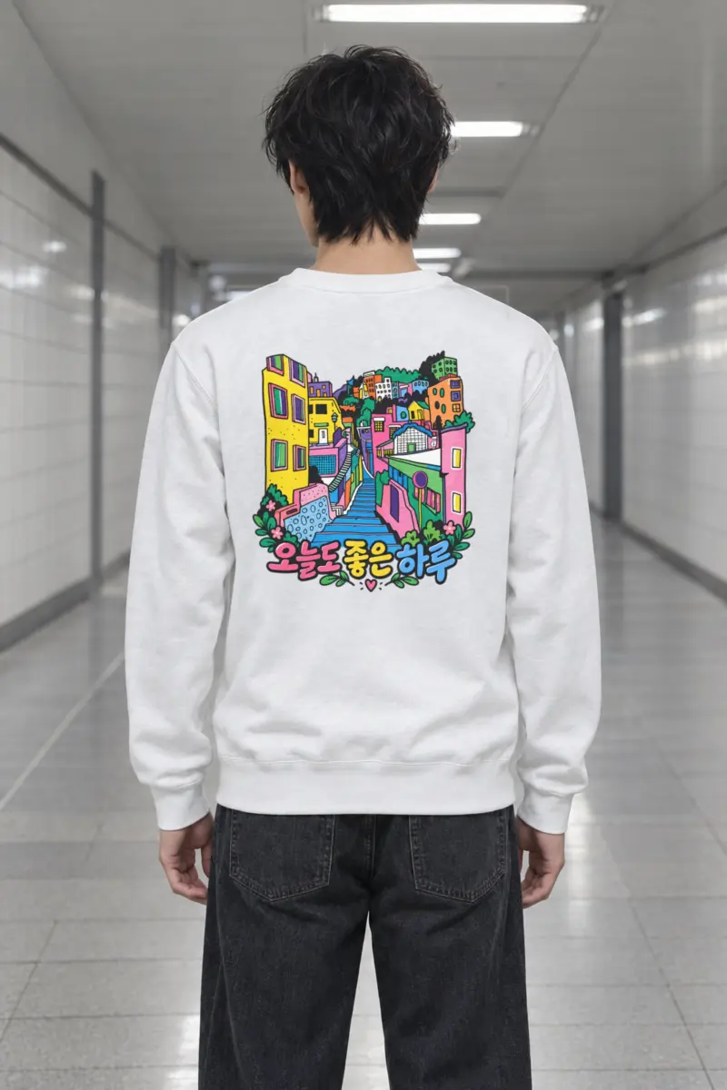 "A Good Day" Heavy Blend Unisex Crewneck Sweatshirt