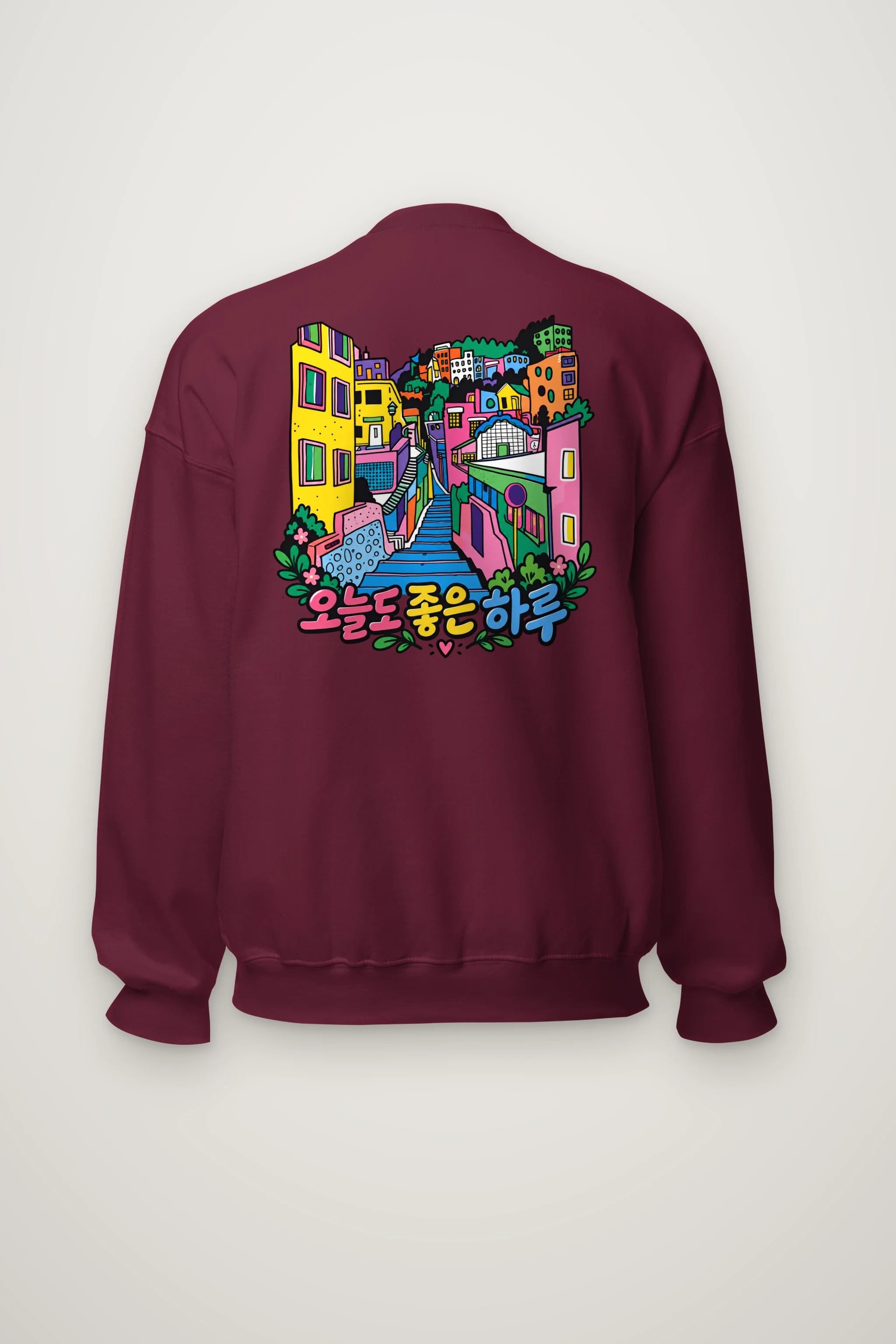 "A Good Day" Heavy Blend Unisex Crewneck Sweatshirt