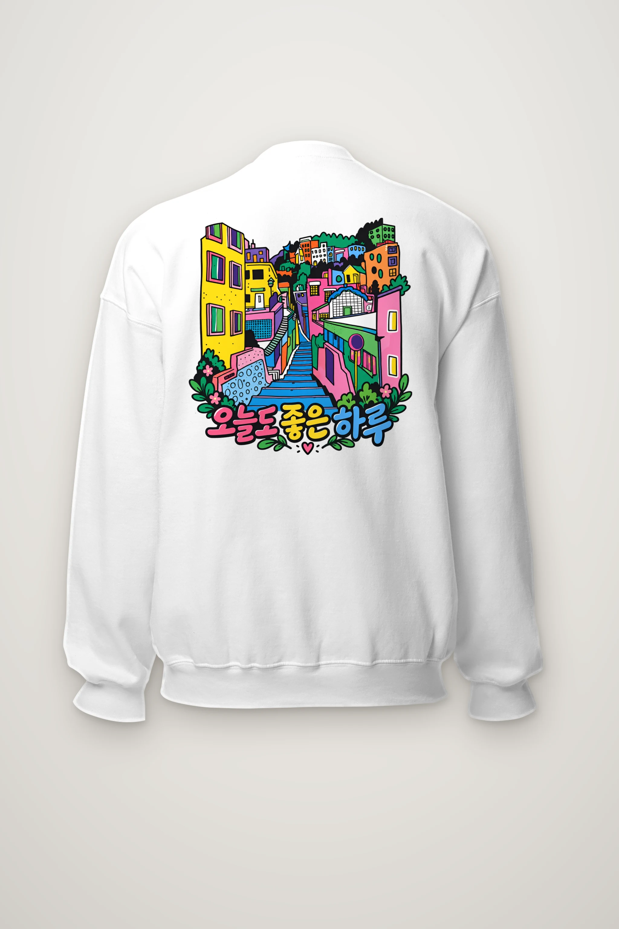 "A Good Day" Heavy Blend Unisex Crewneck Sweatshirt