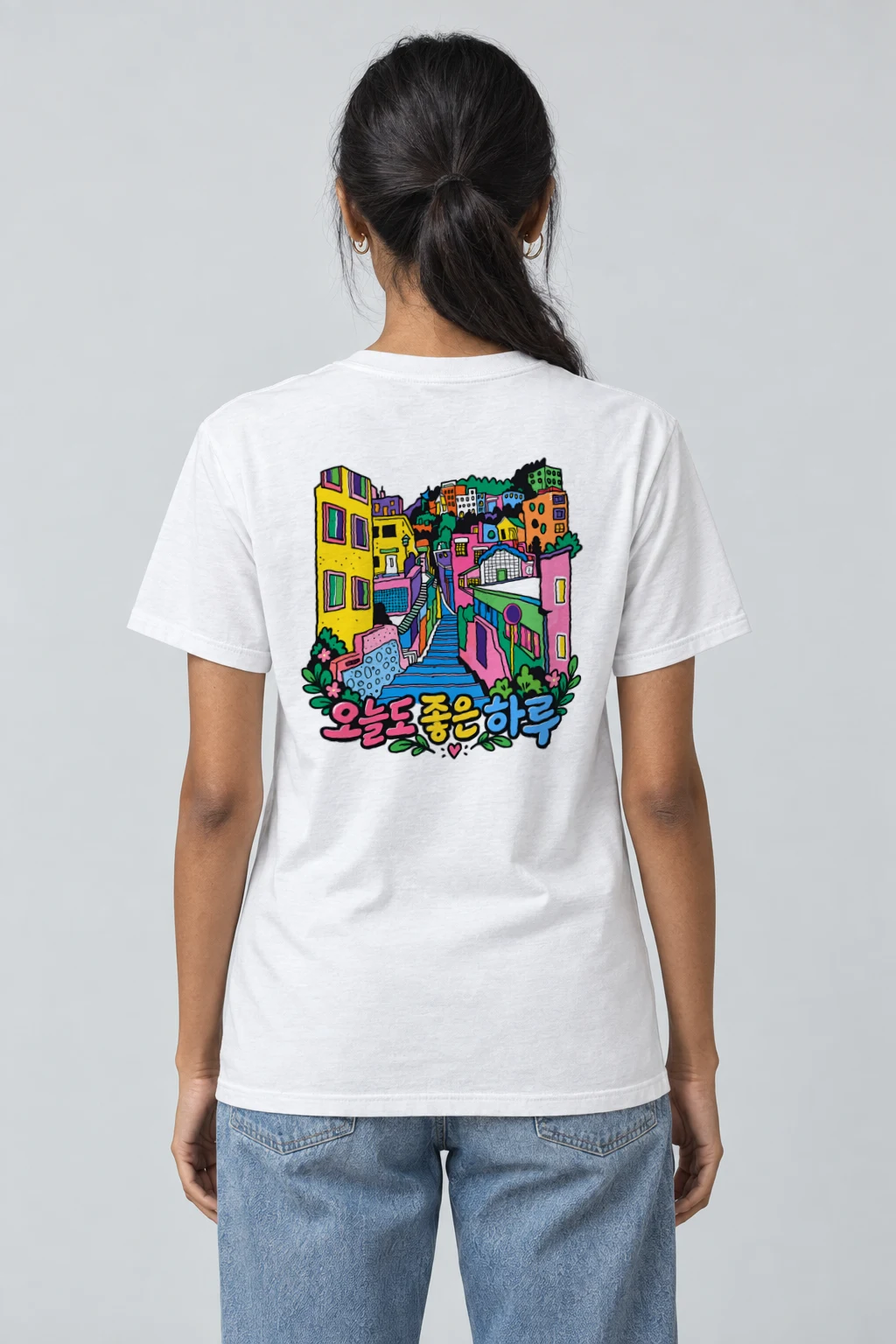 "A Good Day" Heavyweight Unisex Crewneck T-shirt | Gildan 5000