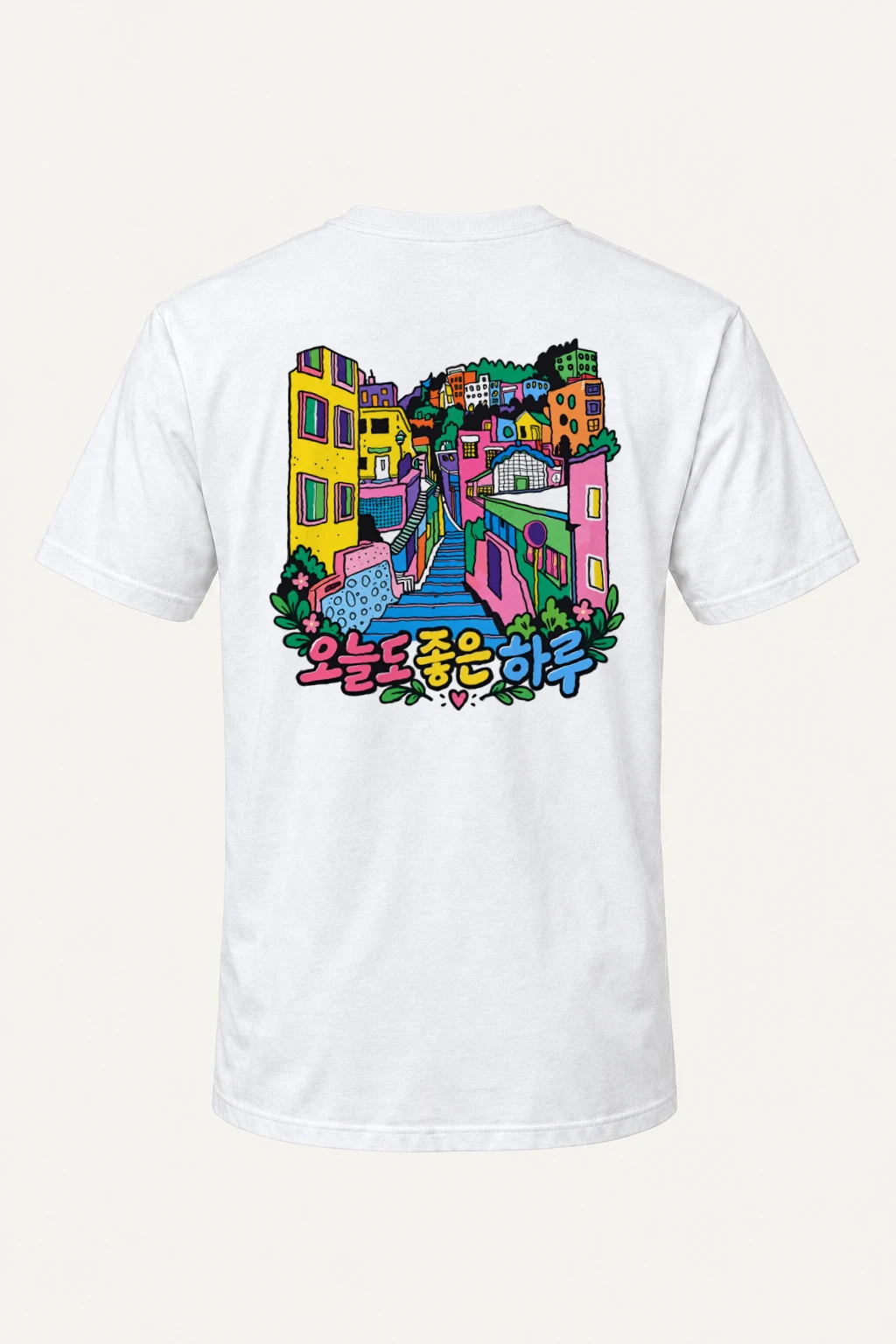 "A Good Day" Heavyweight Unisex Crewneck T-shirt | Gildan 5000