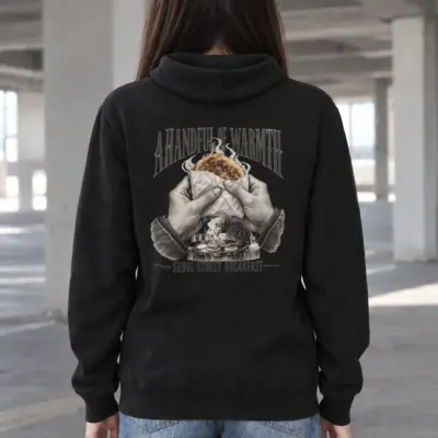 "A Handful of Warmth" Heavy Blend Unisex Pullover Hoodie