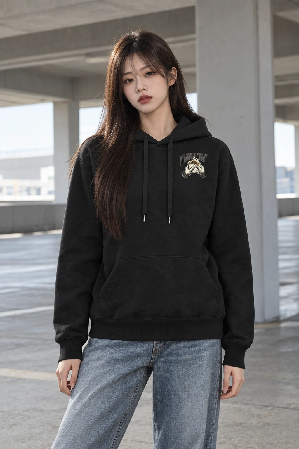 "A Handful of Warmth" Heavy Blend Unisex Pullover Hoodie