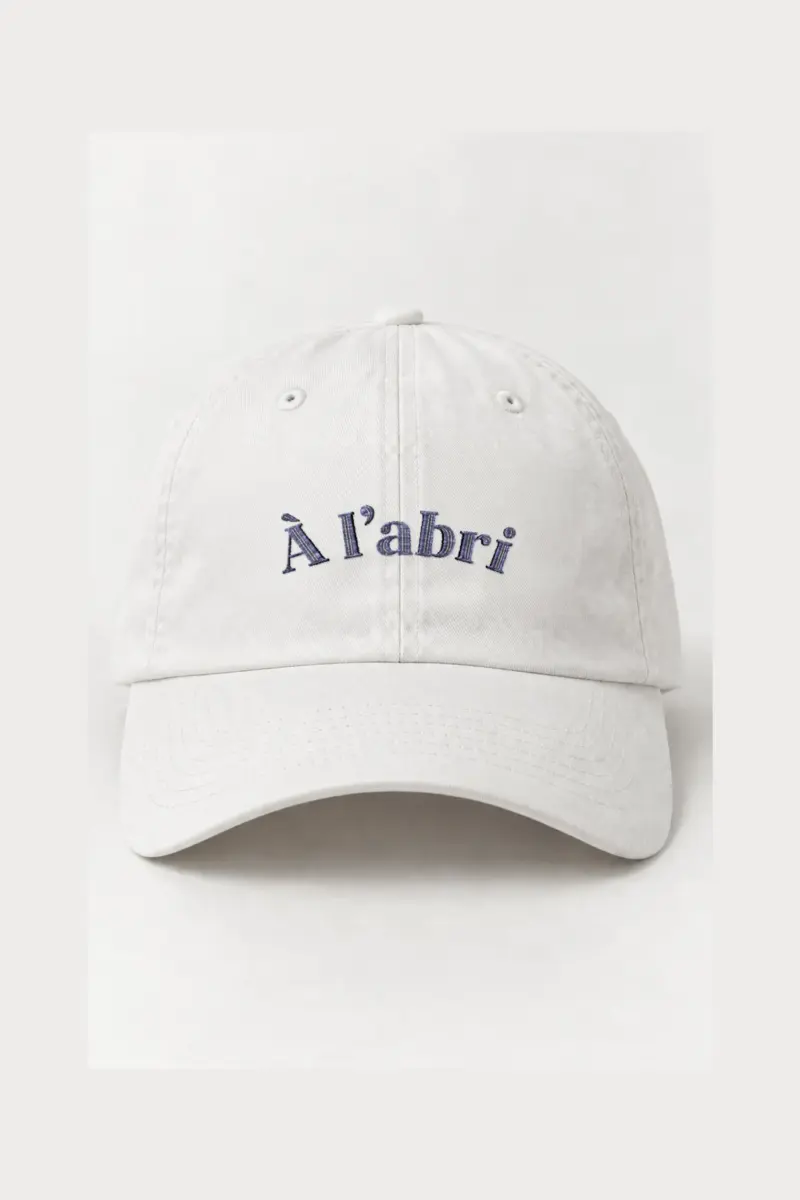 “À L’Abri” Classic Dad Hat · Embroidered | Yupoong 6245CM